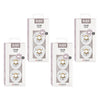 Bibs Colour Pacifier White Size 1 2 Pack Bundle of 4