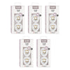 Bibs Colour Pacifier White Size 1 2 Pack Bundle of 5