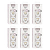 Bibs Colour Pacifier White Size 1 2 Pack Bundle of 6