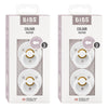 Bibs Colour Pacifier White Size 2 2 Pack Bundle of 2