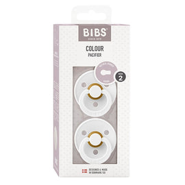 Bibs Colour Pacifier White Size 2 2 Pack