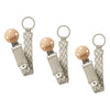 Bibs Paci Braid Ivory Pack of 3