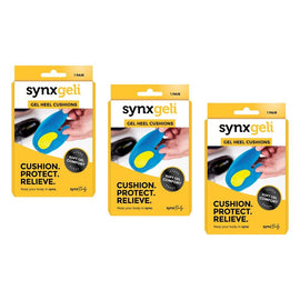 Synx Synxgeli Heel Cushions Small Pack of 3