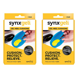 Synx Synxgeli Heel Cushions Large Pack of 2