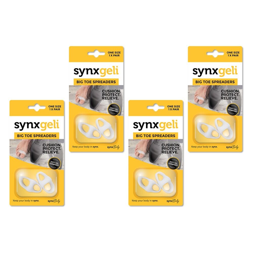 Synx Synxgeli Big Toe Spreader Pack of 4