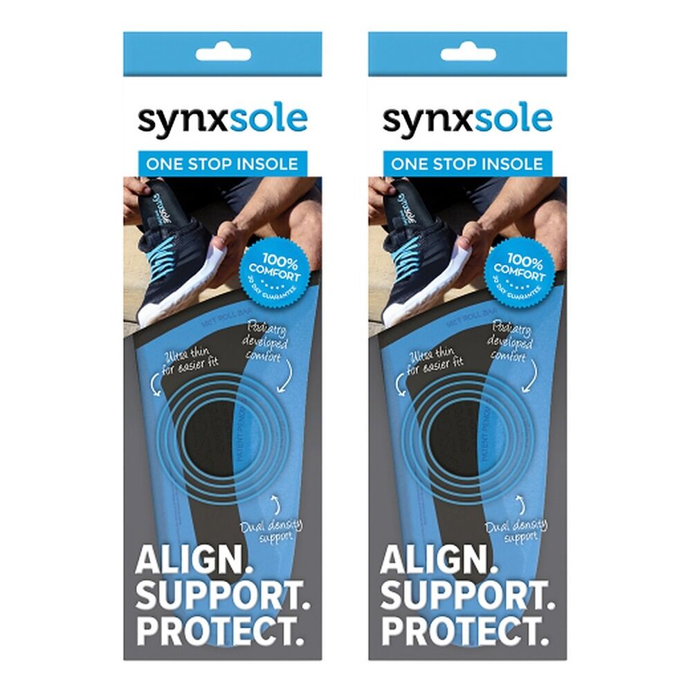 Synx Synxsole One Stop Insole Small Pack of 2