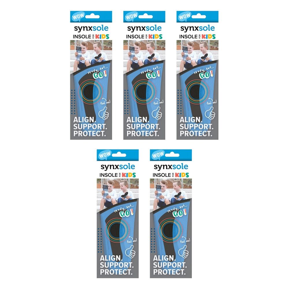 Synx Synxsole Kids Insole Large Pack of 5