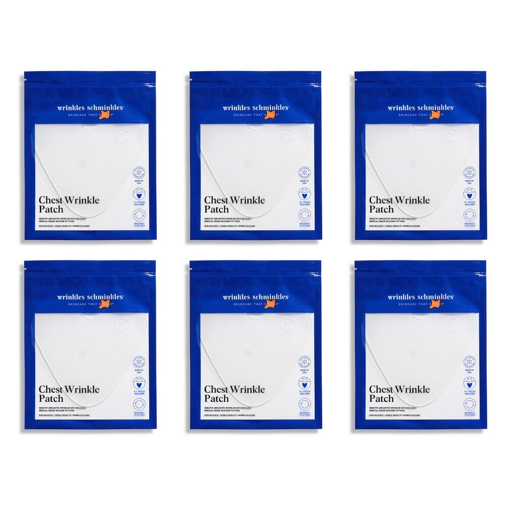 Wrinkles Schminkles Chest Wrinkle Patch 1 Patch Pack of 6