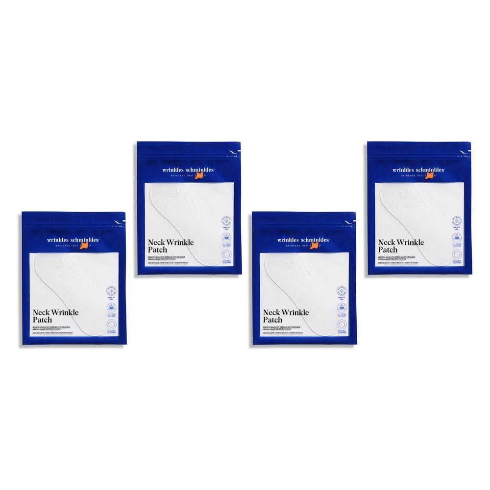 Wrinkles Schminkles Neck Wrinkle Patch 1 Patch Pack of 4