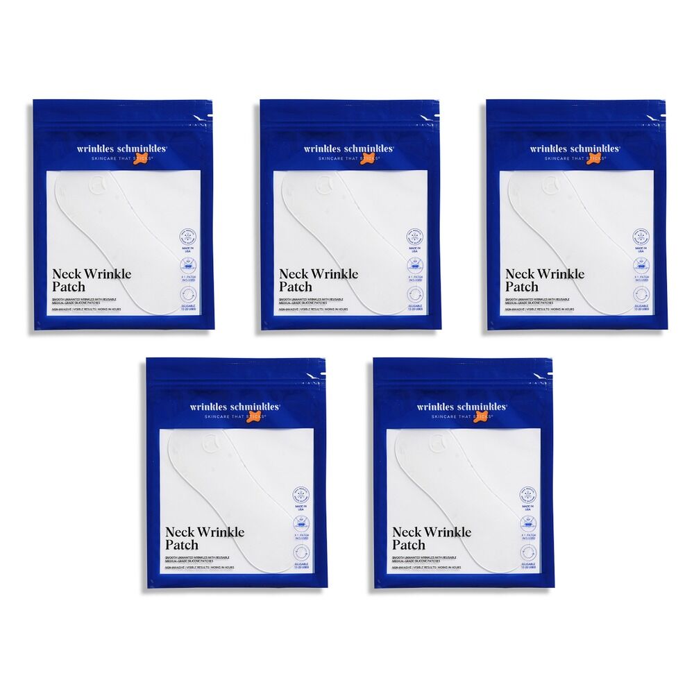 Wrinkles Schminkles Neck Wrinkle Patch 1 Patch Pack of 5