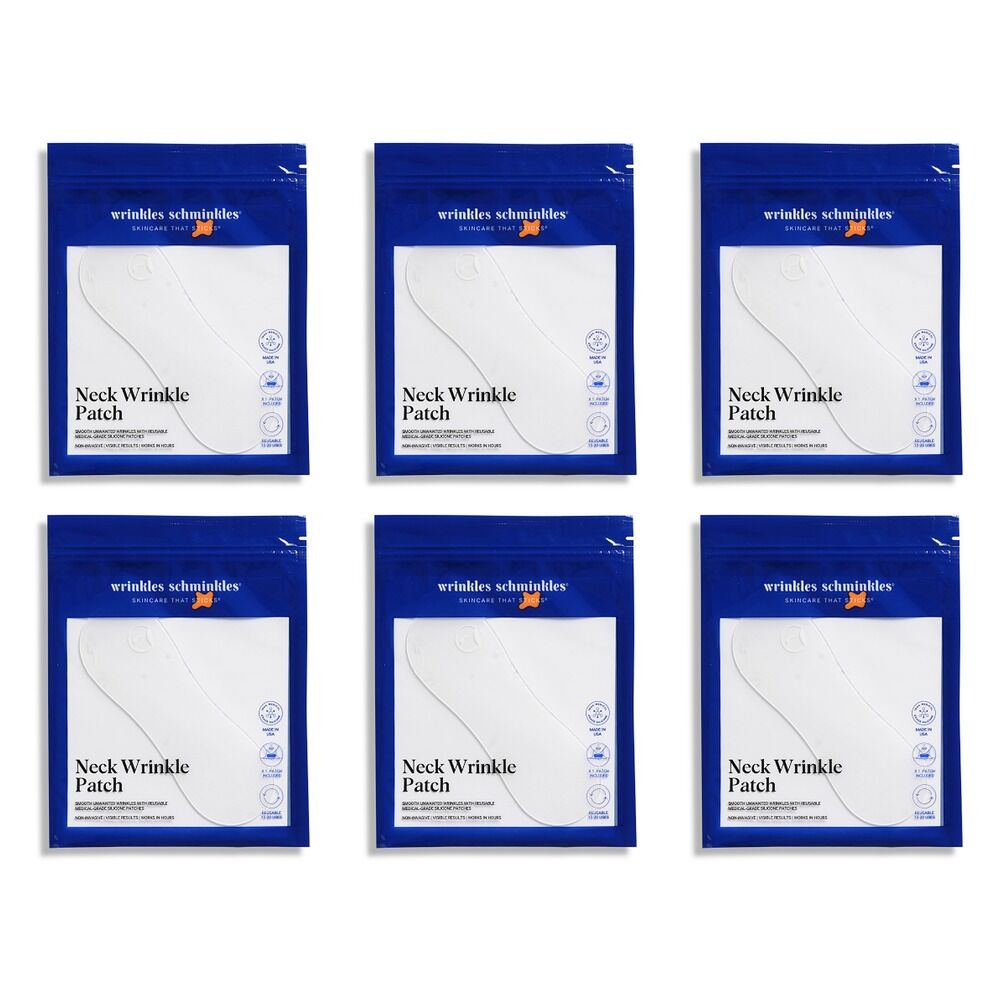 Wrinkles Schminkles Neck Wrinkle Patch 1 Patch Pack of 6