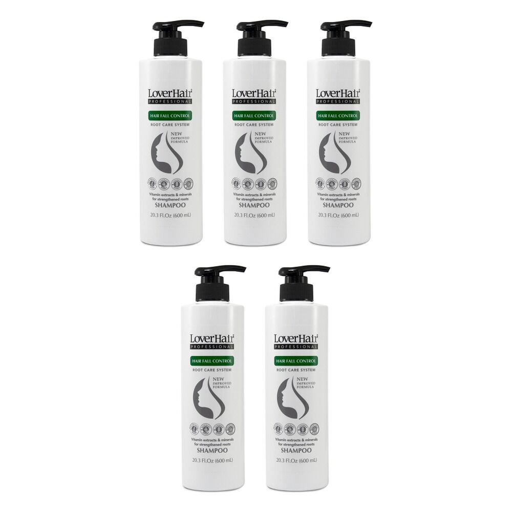 Lovercare Professional Hair Fall Control Shampoo 600mL Pack of 5