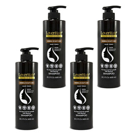 Lovercare Herbal Scalp Care Shampoo 600mL Pack of 4