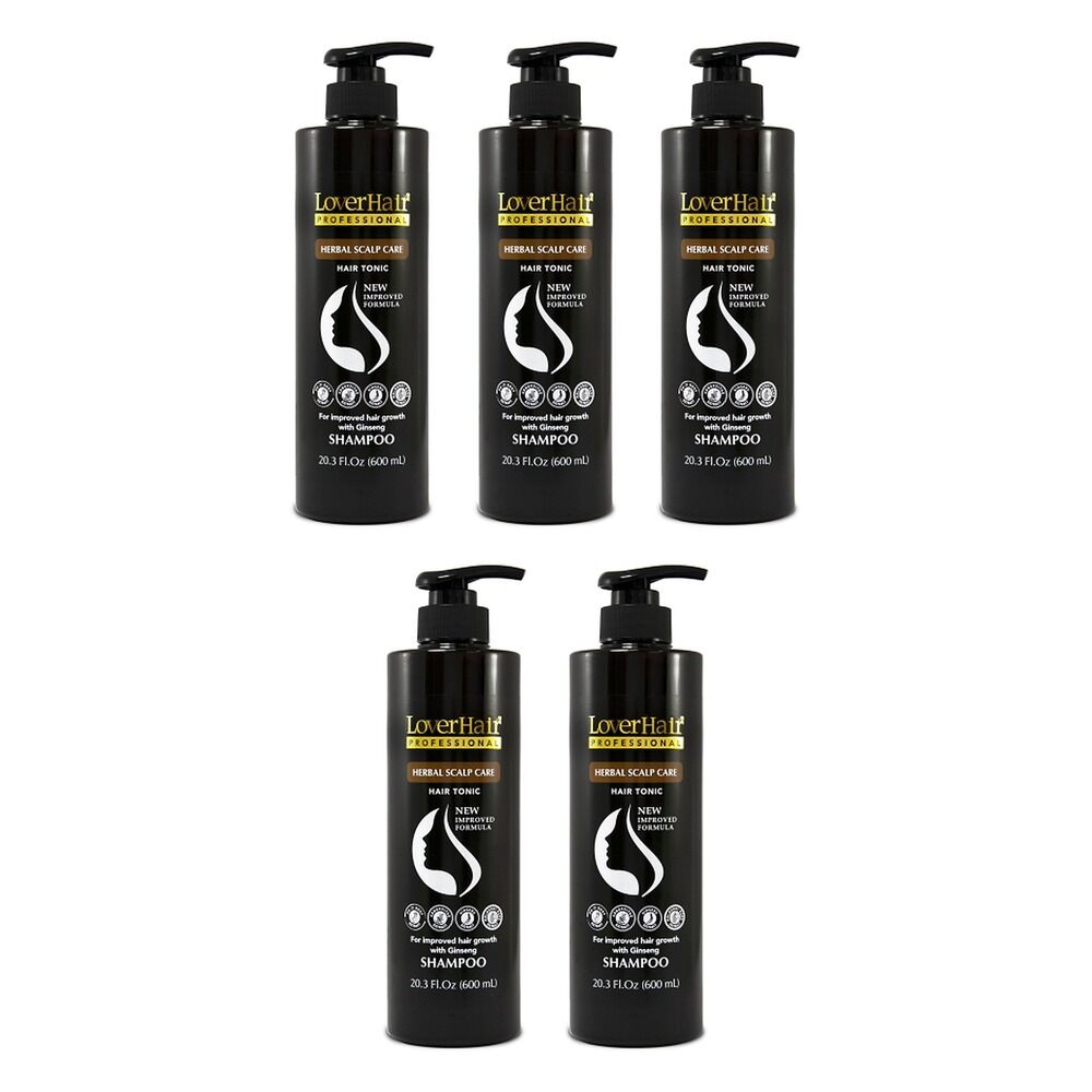 Lovercare Herbal Scalp Care Shampoo 600mL Pack of 5