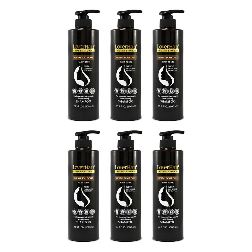 Lovercare Herbal Scalp Care Shampoo 600mL Pack of 6