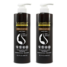 Lovercare Herbal Scalp Care Conditioner 600mL Pack of 2