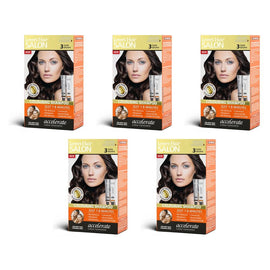 Lovercare Hair Salon Color Shampoo 3 Dark Brown Pack of 5