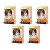 Lovercare Hair Salon Color Shampoo 4 Medium Brown Pack of 5