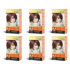 Lovercare Hair Salon Color Shampoo 4 Medium Brown Pack of 6