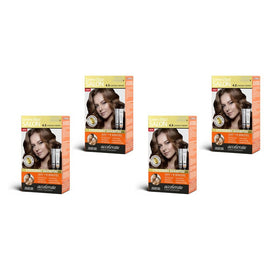 Lovercare Hair Salon Color Shampoo 4.5 Chestnut Brown Pack of 4