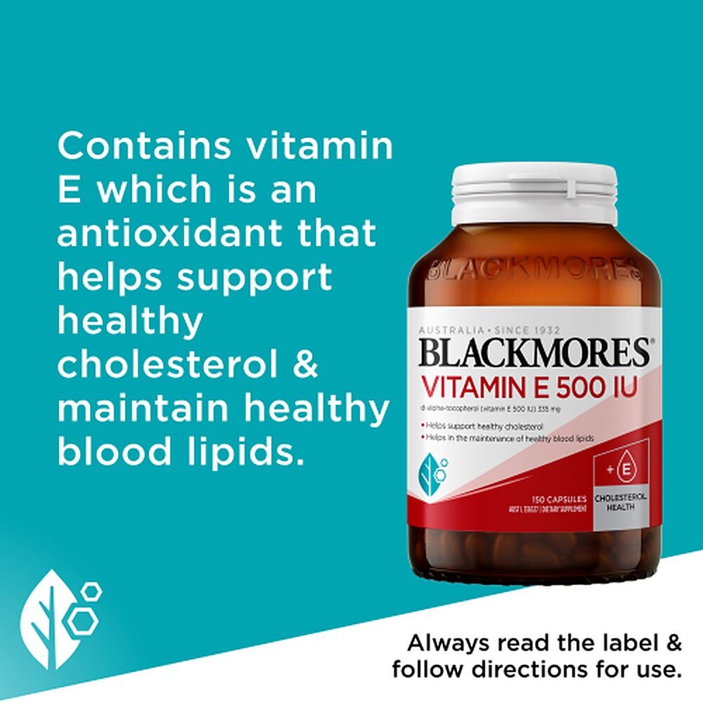 Blackmores Vitamin E 500 IU 150 Capsules