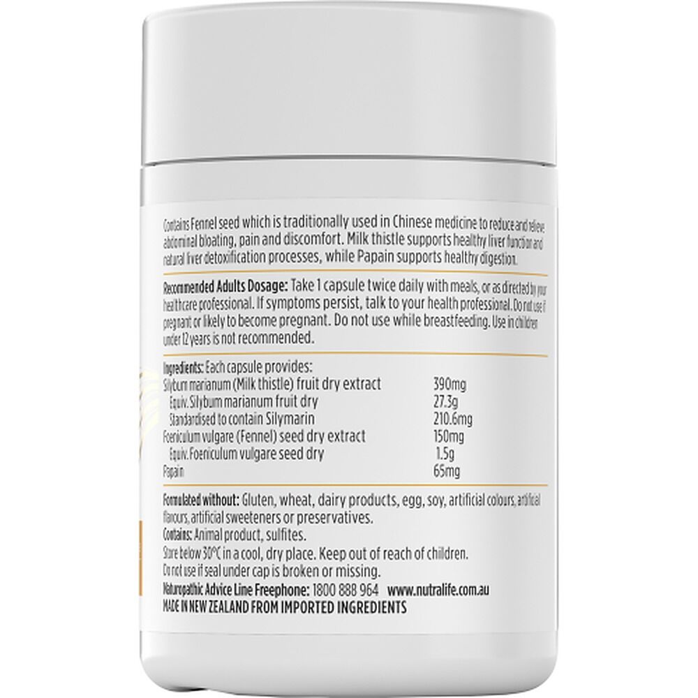 Nutra-Life Debloat & Detox 60 Capsules