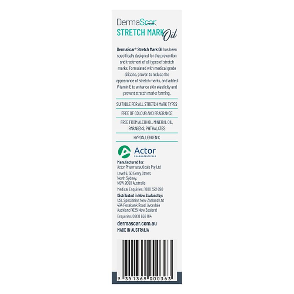 DermaScar Stretch Marks Oil 60mL