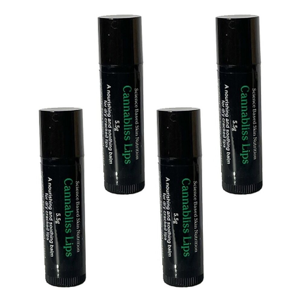 The Little Green Cream Co. Cannabliss Lips Balm 5g Pack of 4