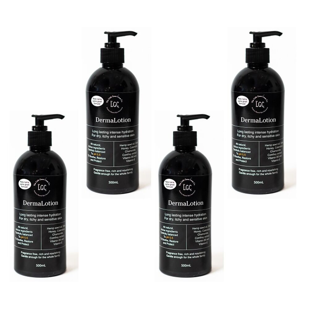 The Little Green Cream Co. Dermalotion 500mL Pack of 4