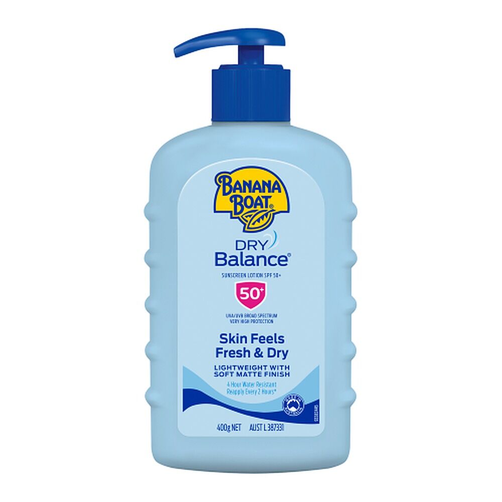 Banana Boat Dry Balance Sunscreen Lotion SPF 50+ 400g