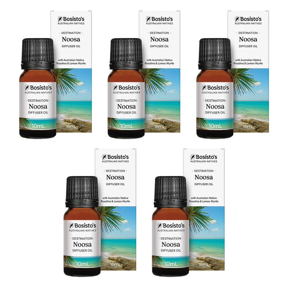 Bosisto's Australian Natives Noosa Diffuser Oil 10mL Pack of 5