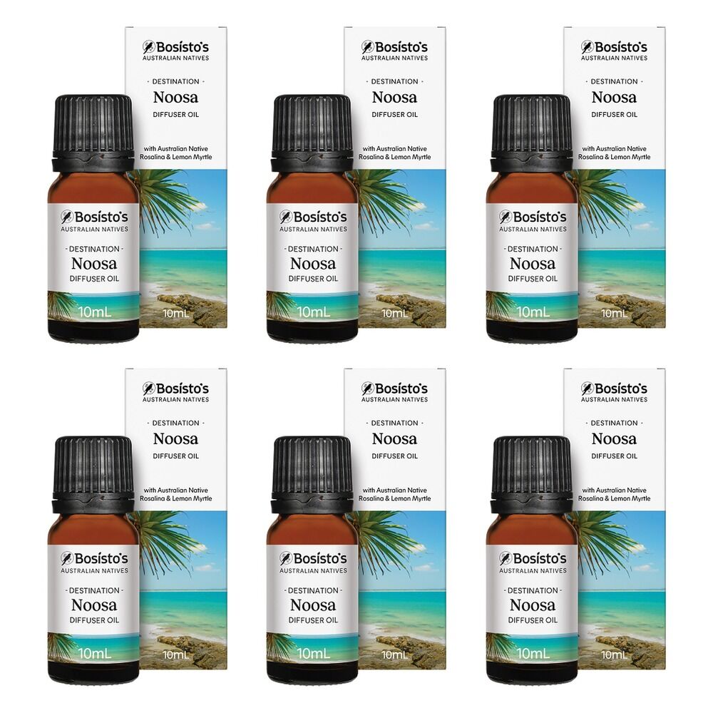 Bosisto's Australian Natives Noosa Diffuser Oil 10mL Pack of 6
