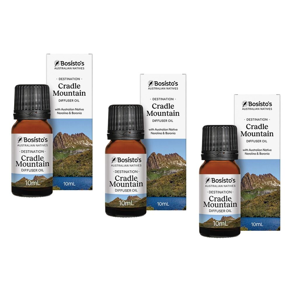 Bosisto's Australian Natives Cradle Mountain Oil 10mL Pack of 3