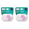 Philips Avent Soothie 0-6 Months Pink 2 Pack Bundle of 2