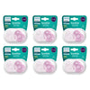 Philips Avent Soothie 0-6 Months Pink 2 Pack Bundle of 6