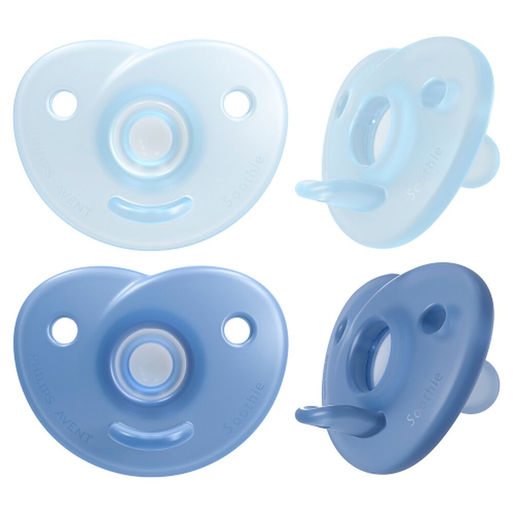 Philips Avent Soothie 0-6 Months Blue 2 Pack