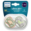 Philips Avent Ultra Air Soother Deco Mixed 6-18 Months 2 Pack