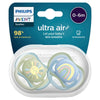 Philips Avent Ultra Air Soother Deco Mixed 0-6 Months 2 Pack