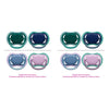 Philips Avent Ultra Air Soother Plain Mixed 6-18 Months 2 Pack Bundle of 2