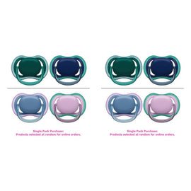 Philips Avent Ultra Air Soother Plain Mixed 6-18 Months 2 Pack Bundle of 2