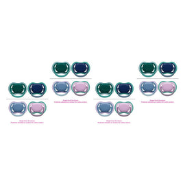 Philips Avent Ultra Air Soother Plain Mixed 6-18 Months 2 Pack Bundle of 4