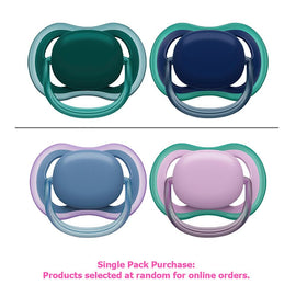 Philips Avent Ultra Air Soother Plain Mixed 6-18 Months 2 Pack