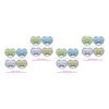 Philips Avent Ultra Air Soother Plain Mixed 0-6 Months 2 Pack Bundle of 4