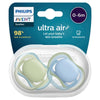 Philips Avent Ultra Air Soother Plain Mixed 0-6 Months 2 Pack