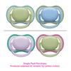 Philips Avent Ultra Air Soother Plain Mixed 0-6 Months 2 Pack