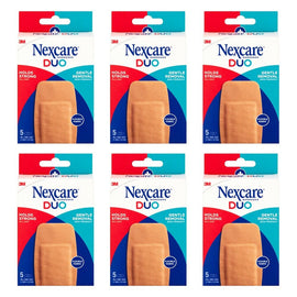 Nexcare Duo Bandages 51mm x 102mm 5 Pack Bundle of 6