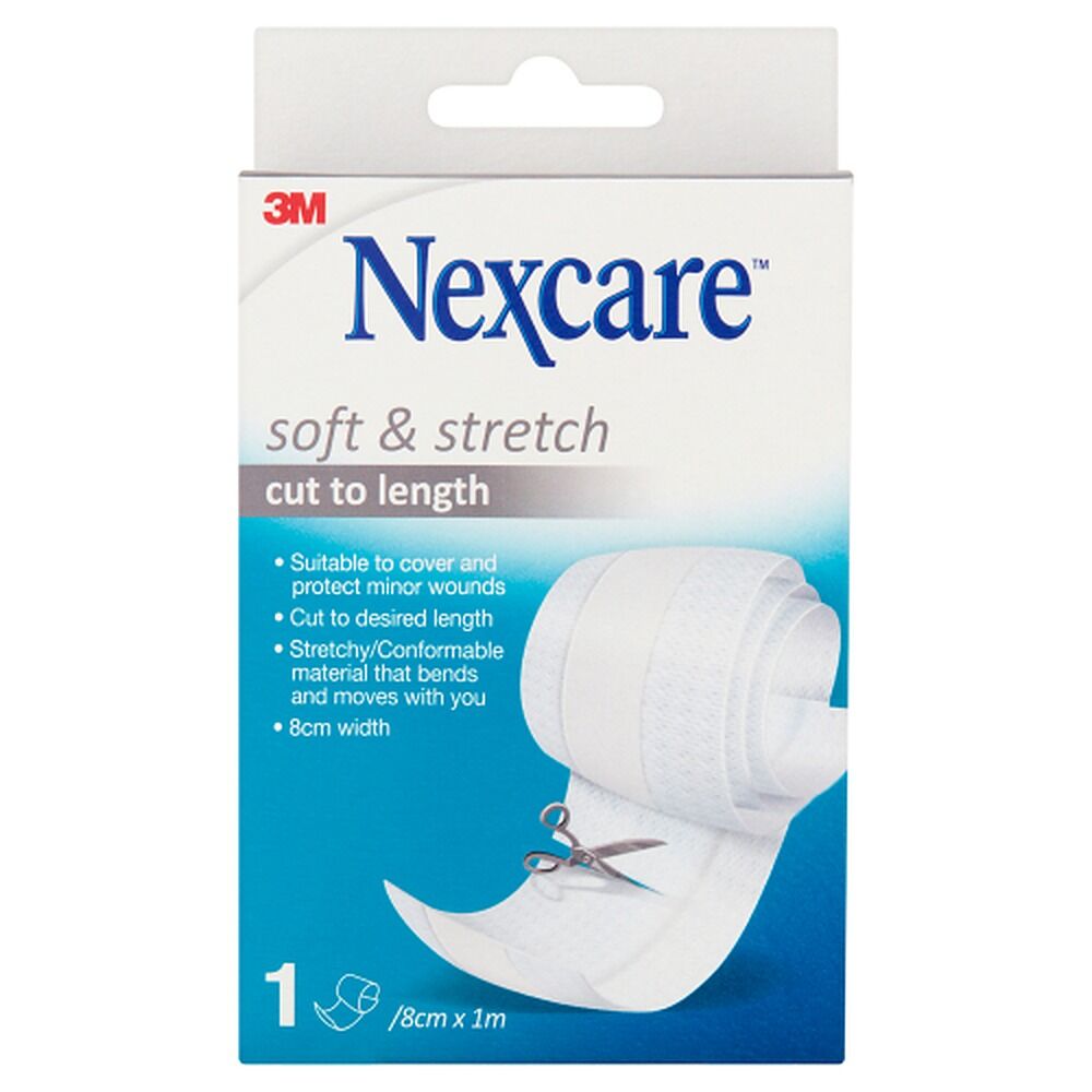 Nexcare Soft & Stretch Plaster 8cm x 1m