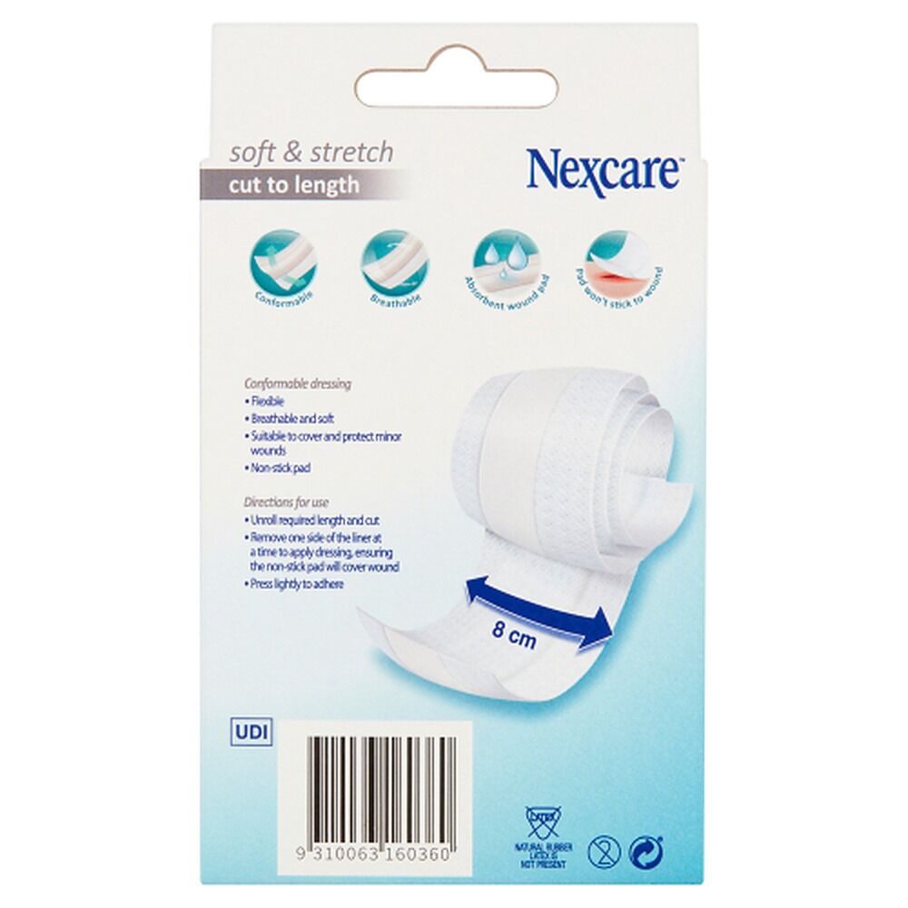 Nexcare Soft & Stretch Plaster 8cm x 1m