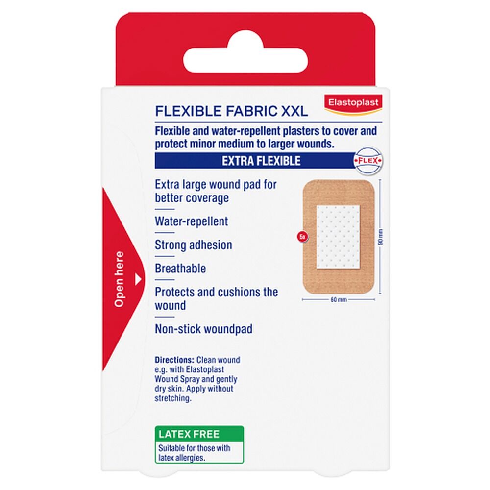 Elastoplast Flexible Fabric XXL Dressing 5 Pack