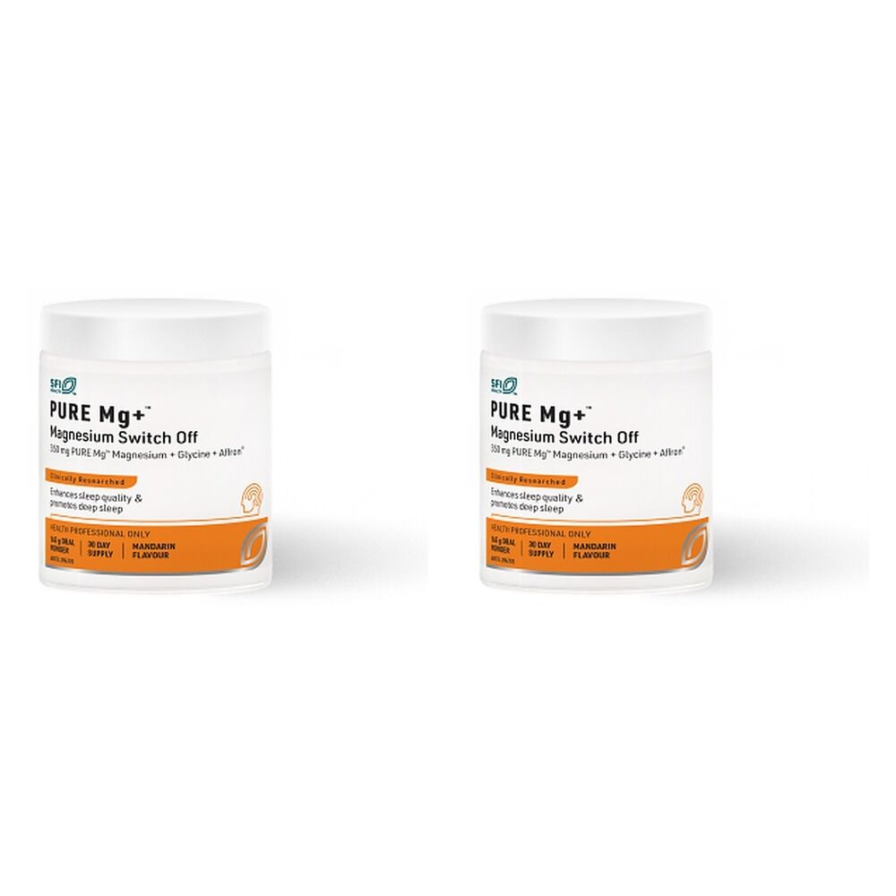 SFI Health Mg+ Magnesium Switch Off 165g Pack of 2